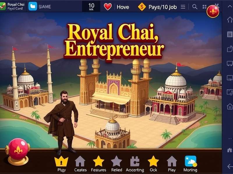 Royal Chai Entrepreneur Game Screenshot